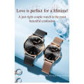 OLEVS Brand Lover Fashion WaterProof Quartz WristWatch Cheap Prices Factory OEM Logo  Mesh Strap Leather Strap  Couple Watch